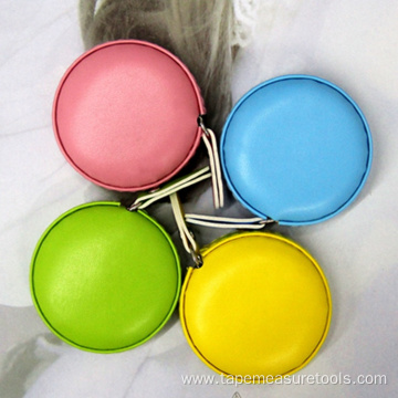 promotional leather round tailor tape measure